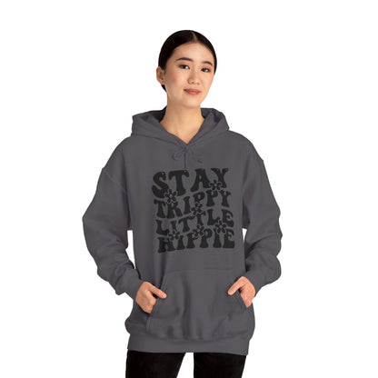 Festival Gear - Hoodie - Trippy Hippie Slogan Winter Hoodie (Front Print) - Acid Daddy