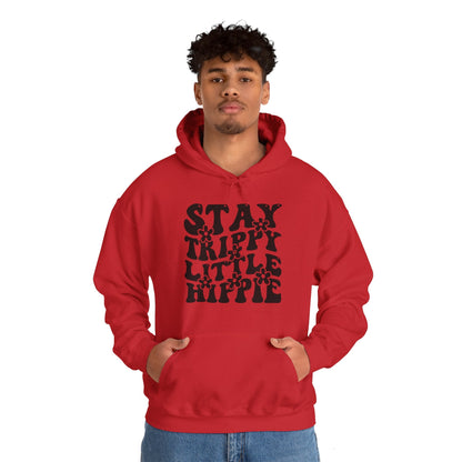 Festival Gear - Hoodie - Trippy Hippie Slogan Winter Hoodie (Front Print) - Acid Daddy