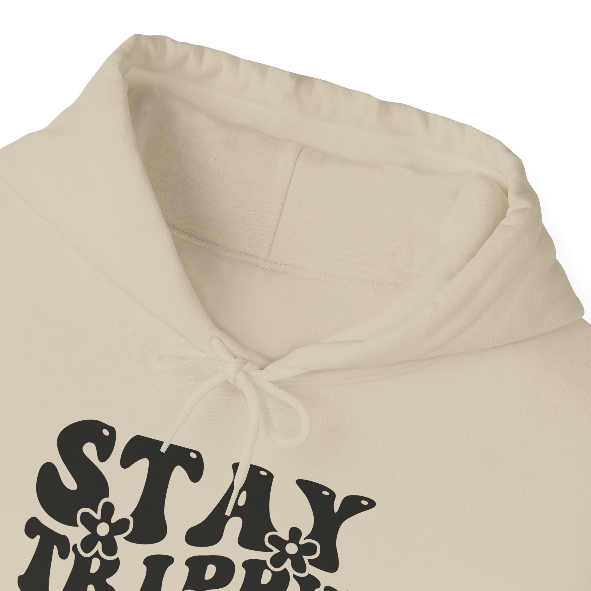 Festival Gear - Hoodie - Trippy Hippie Slogan Winter Hoodie (Front Print) - Acid Daddy