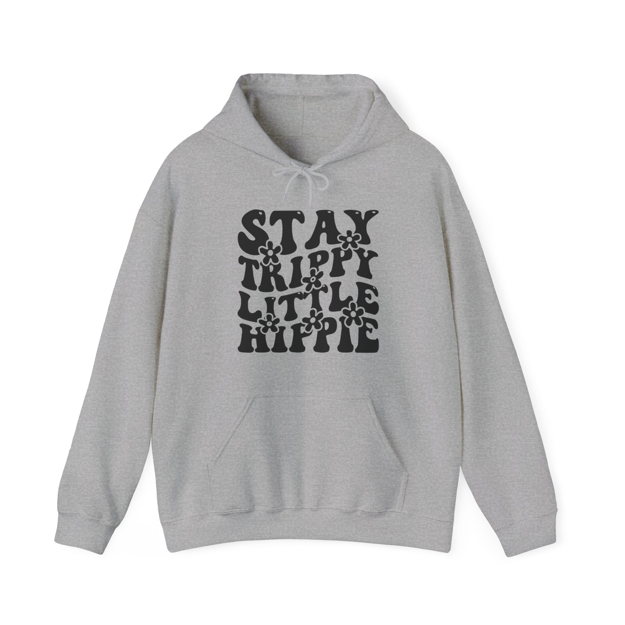 Hoodie - Trippy Hippie Slogan Winter Hoodie (Front Print) - Acid Daddy