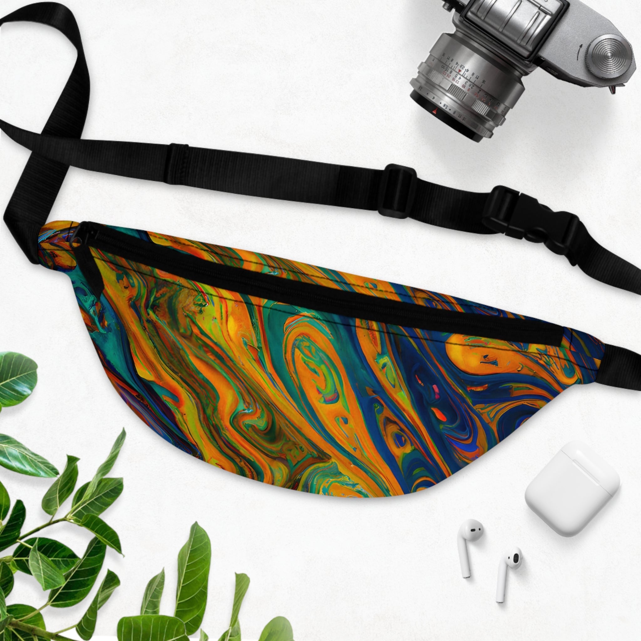 Fanny Packs - Trippy Jupiter Rising Trippy Fanny Pack (Medium) - Acid Daddy