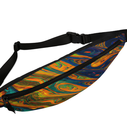 Fanny Packs - Trippy Jupiter Rising Trippy Fanny Pack (Medium) - Acid Daddy