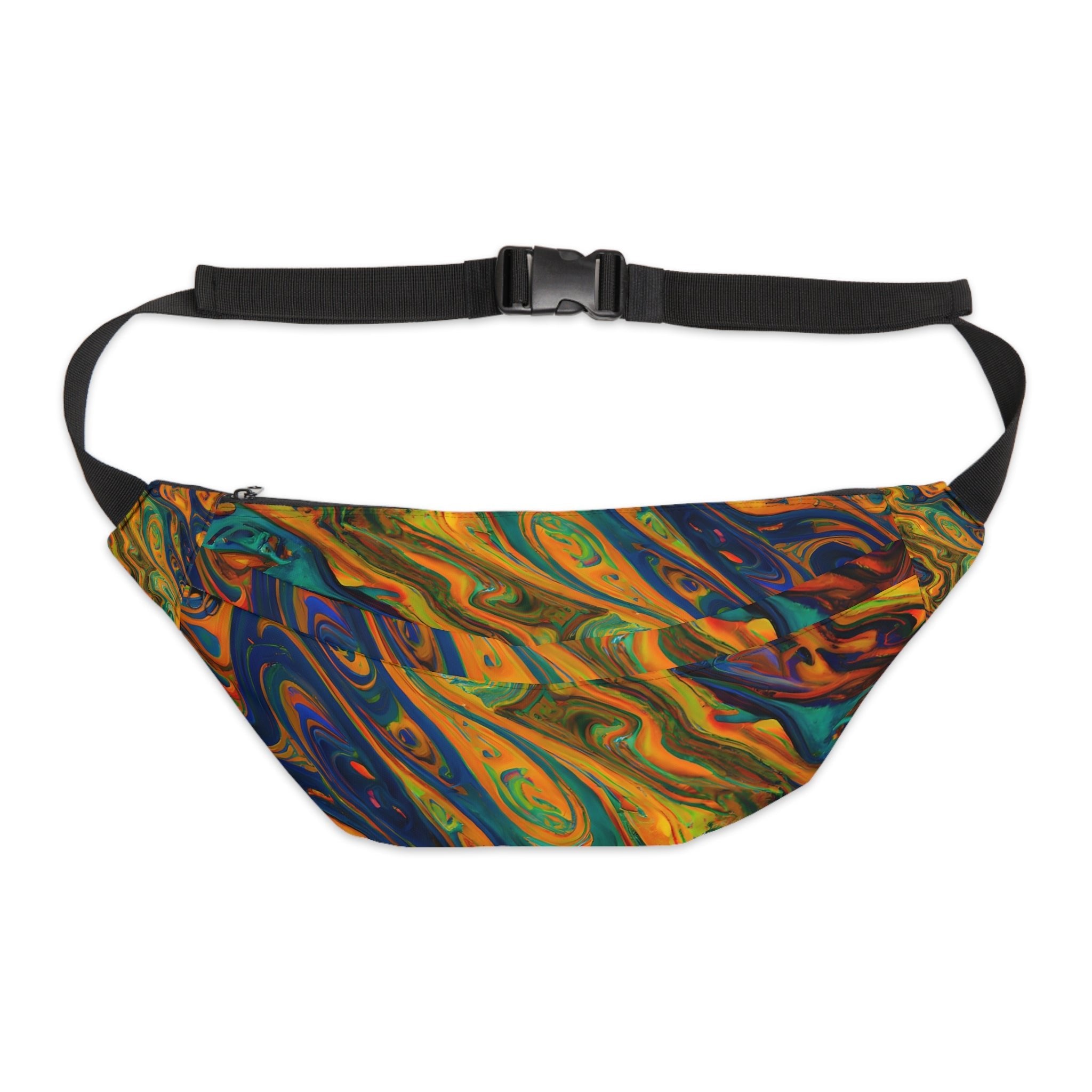 Fanny Packs - Trippy Jupiter Rising Music Festival Fanny Pack (Large) - Acid Daddy