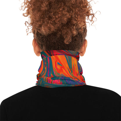 Gaiters - Trippy Mushroom Depths Midweight Neck Gaiter - Acid Daddy