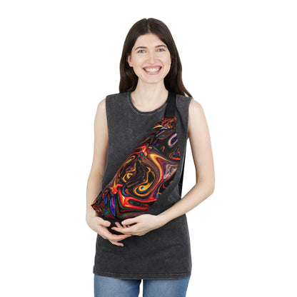 Fanny Packs - Trippy Psychedelic Swirls Trippy Fanny Pack (Large) - Acid Daddy