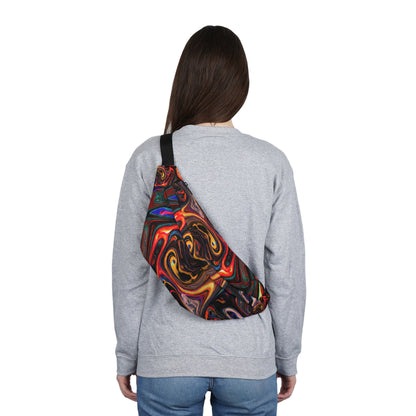 Fanny Packs - Trippy Psychedelic Swirls Trippy Fanny Pack (Large) - Acid Daddy