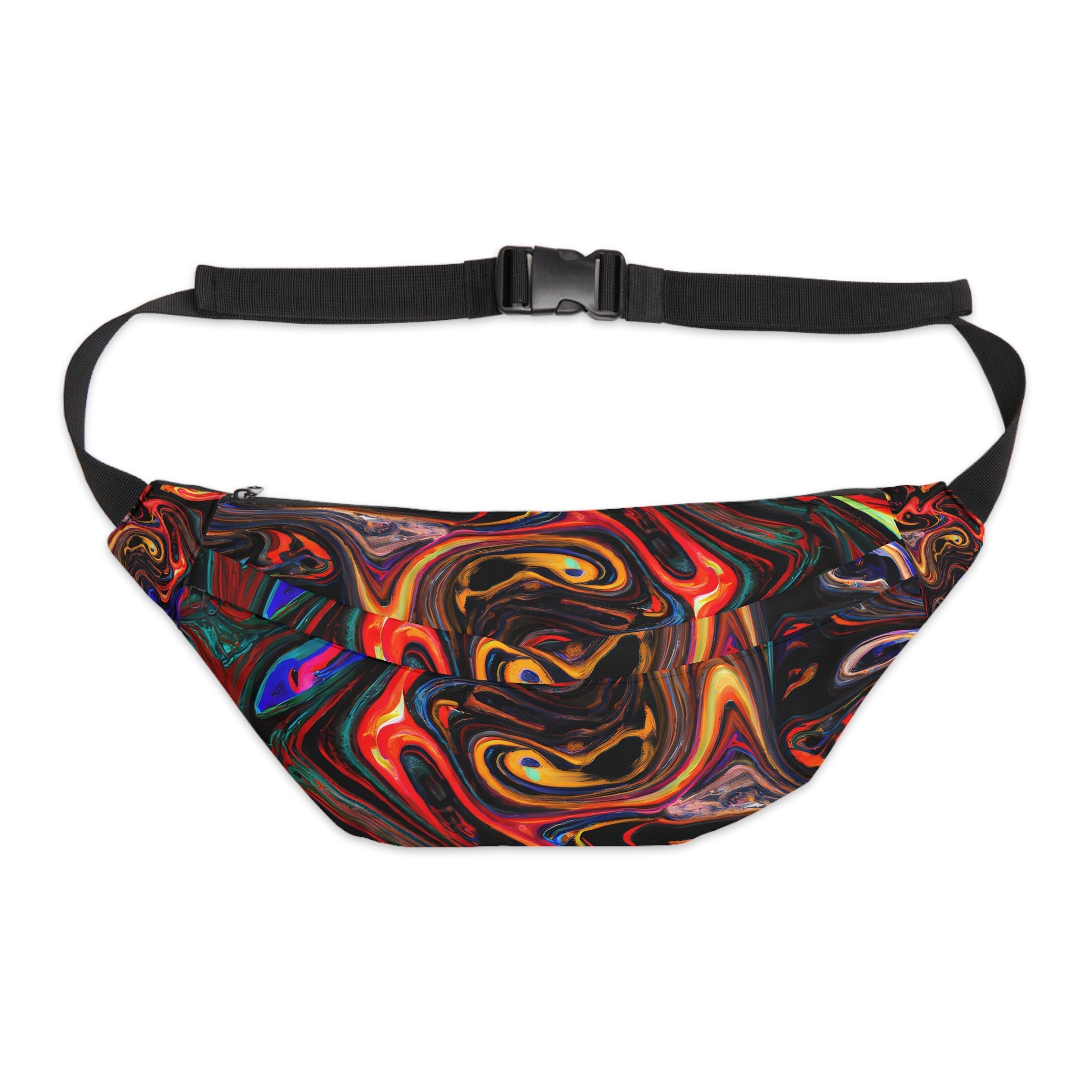 Fanny Packs - Trippy Psychedelic Swirls Trippy Fanny Pack (Large) - Acid Daddy