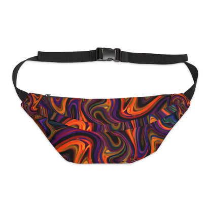 Fanny Packs - Trippy Vibe Psychedelic Trippy Fanny Pack (Large) - Acid Daddy