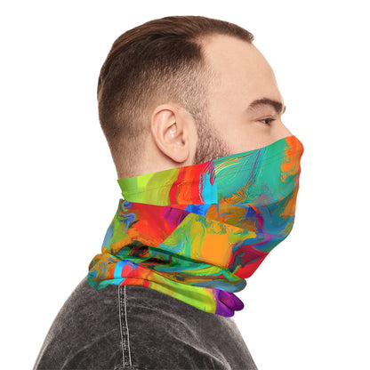 Gaiters - Trippy Vibrant Blast Midweight Neck Gaiter - Acid Daddy