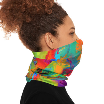 Gaiters - Trippy Vibrant Blast Midweight Neck Gaiter - Acid Daddy