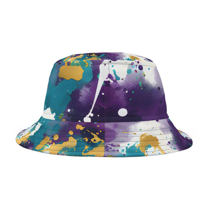 Hats - Turquoise Groove Splash Bucket Hat - Acid Daddy