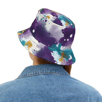 Hats - Turquoise Groove Splash Bucket Hat - Acid Daddy