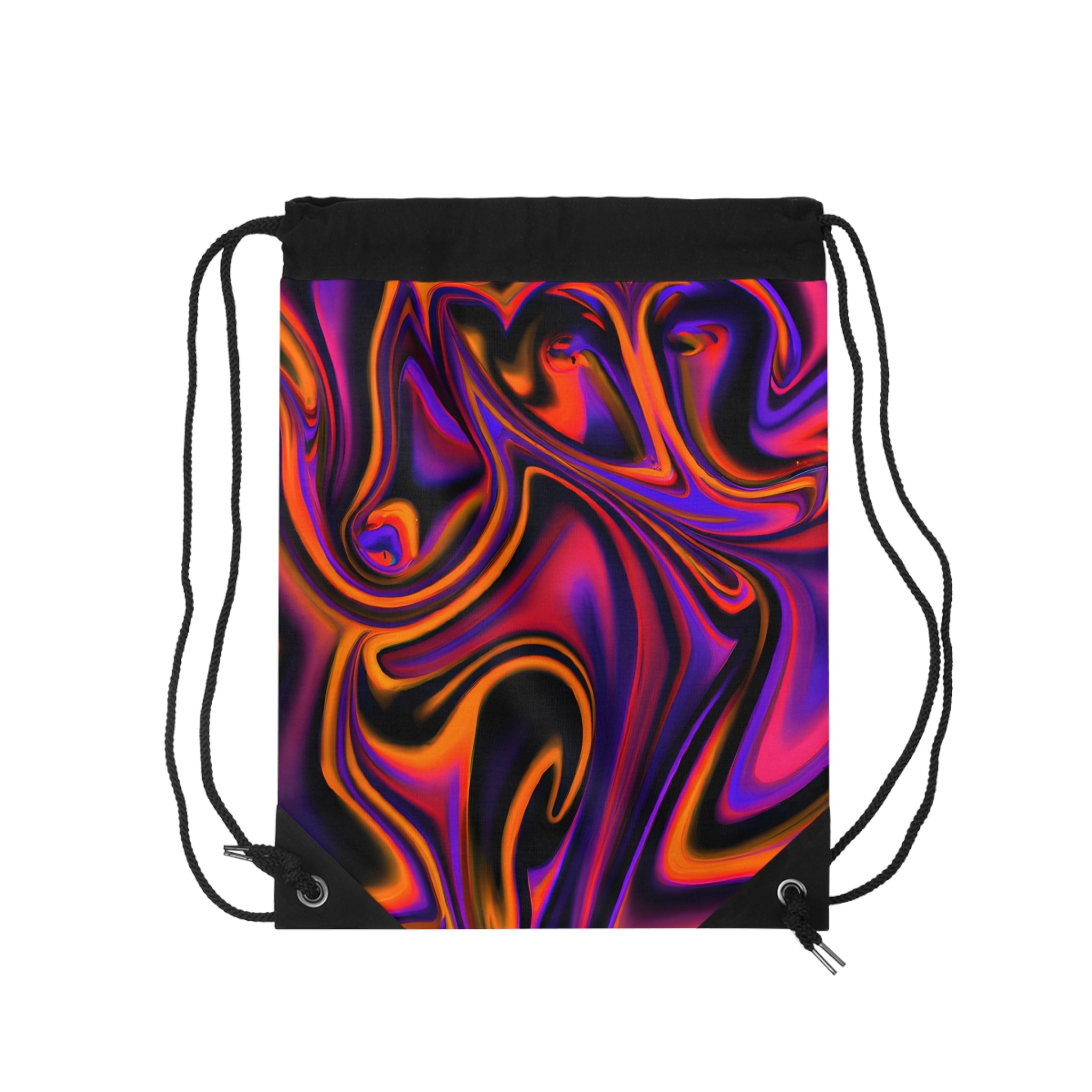 Bags - Twilight Depths Vibrant Drawstring Bag - Acid Daddy