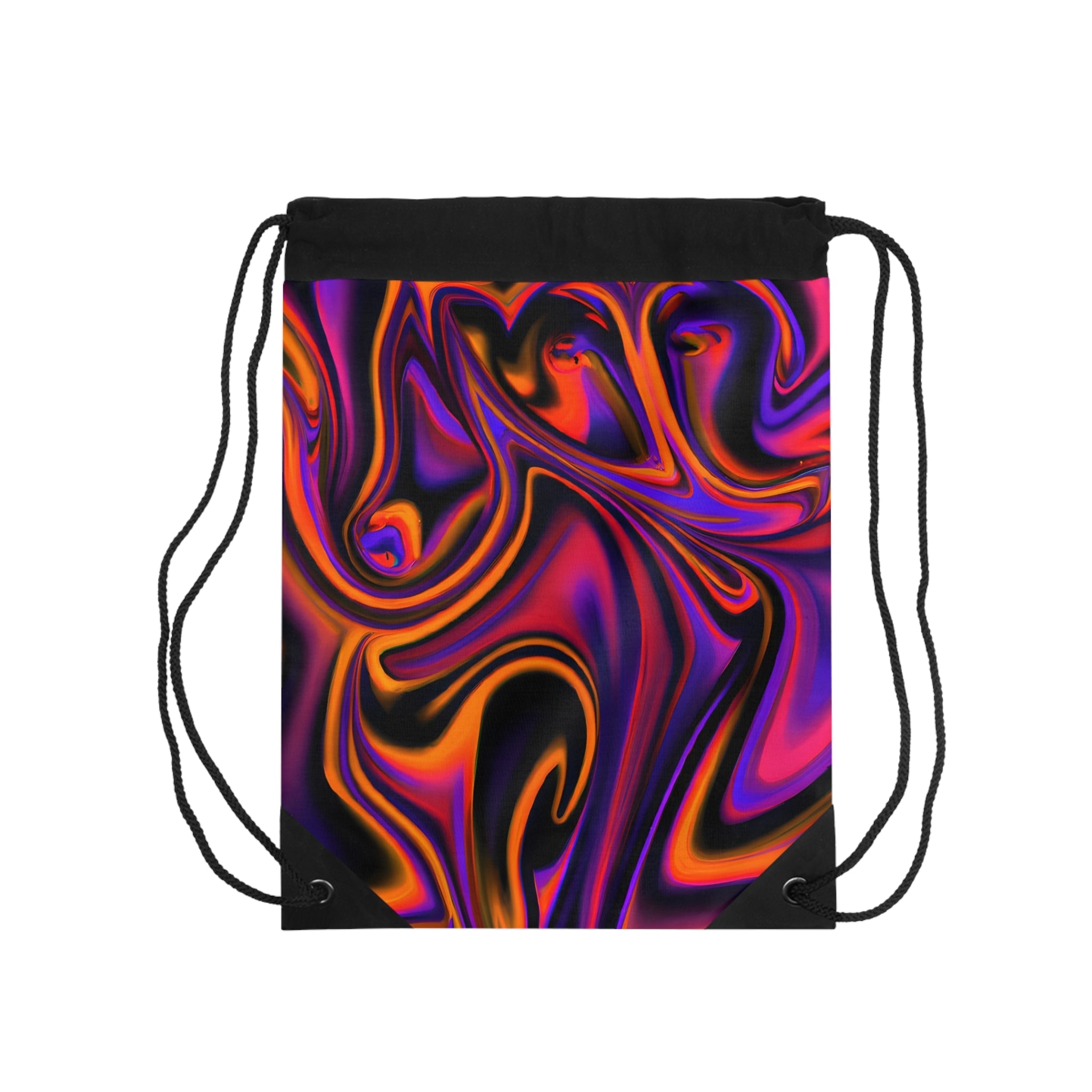 Bags - Twilight Depths Vibrant Drawstring Bag - Acid Daddy