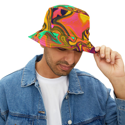 Hats - VibeGold Festival Groove Bucket Hat - Acid Daddy