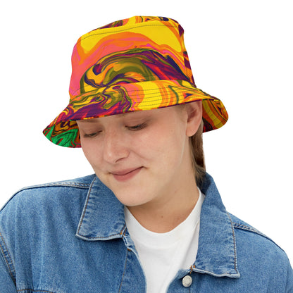 Hats - VibeGold Festival Groove Bucket Hat - Acid Daddy