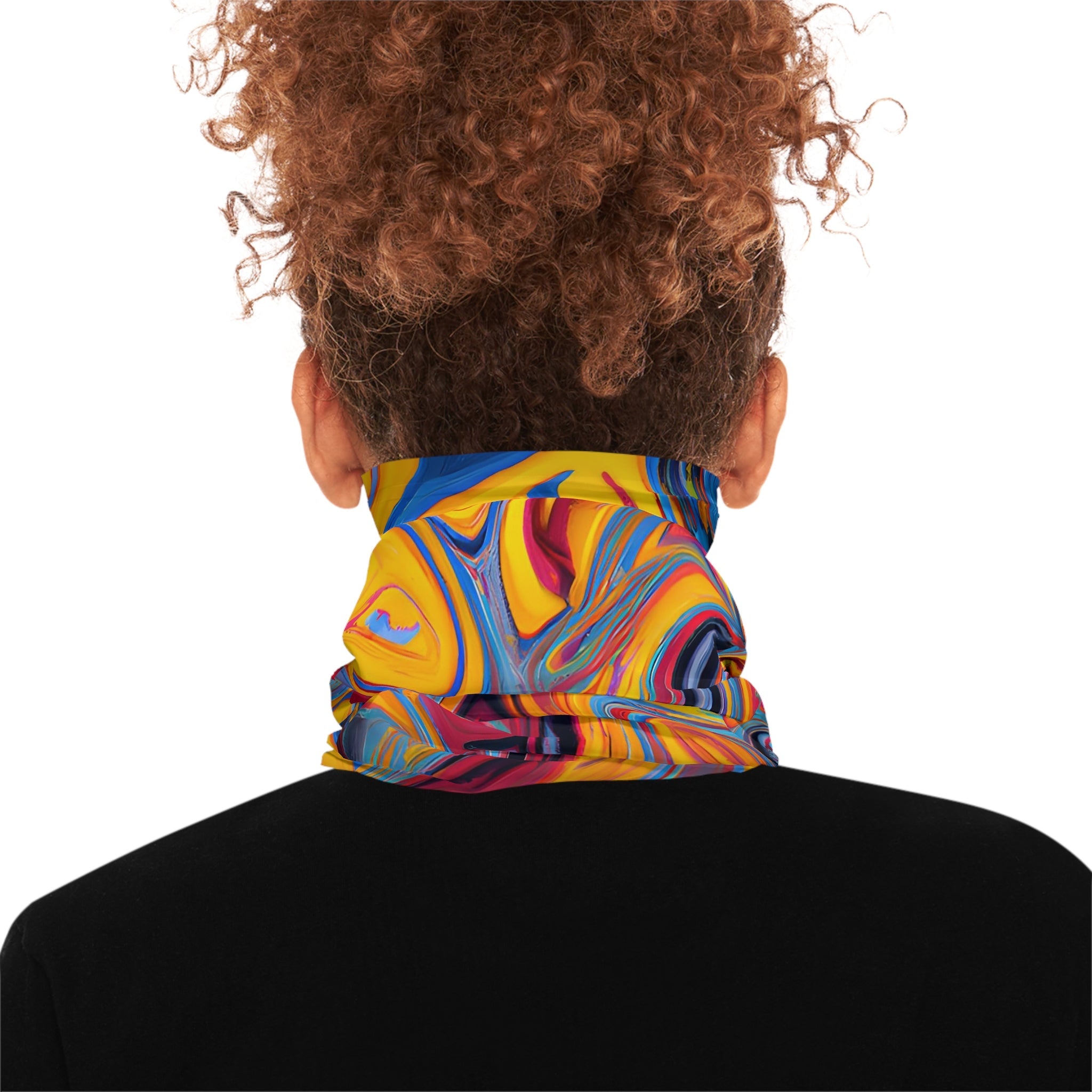 Gaiters - Vibrant Golden Nuggets Midweight Neck Gaiter - Acid Daddy