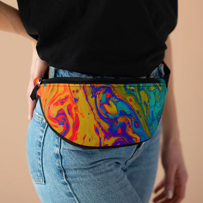 Fanny Packs - Vibrant Psychedelic Festival Trippy Fanny Pack (Medium) - Acid Daddy