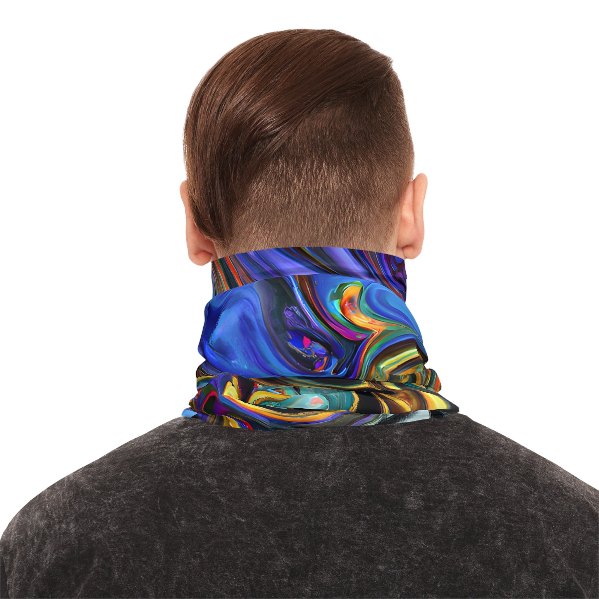 Gaiters - Vibrant Psychedelic Midweight Neck Gaiter - Acid Daddy