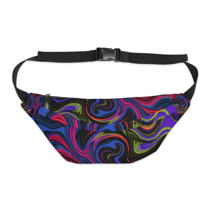 Fanny Packs - Vibrant Rave Music Trippy Fanny Pack (Large) - Acid Daddy