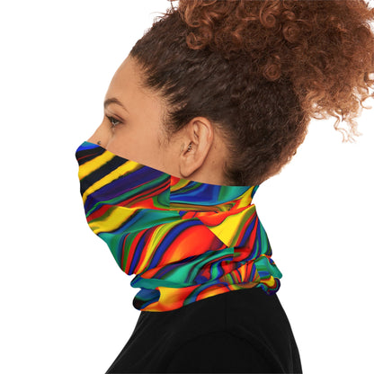 Gaiters - Vibrant Rave Vibes Midweight Neck Gaiter - Acid Daddy