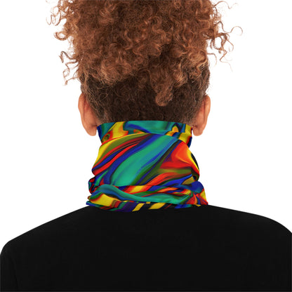 Gaiters - Vibrant Rave Vibes Midweight Neck Gaiter - Acid Daddy