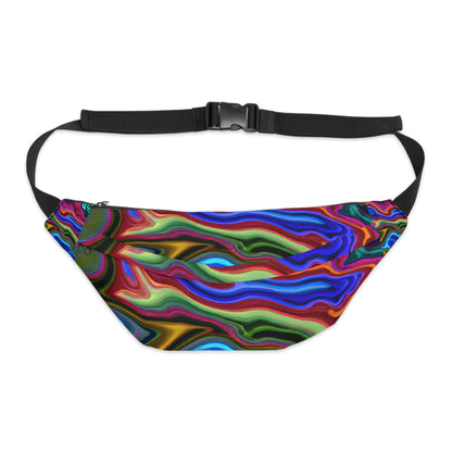 Fanny Packs - Vibrant Trippy Rave Trippy Fanny Pack (Large) - Acid Daddy