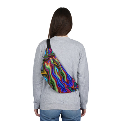 Fanny Packs - Vibrant Trippy Rave Trippy Fanny Pack (Large) - Acid Daddy