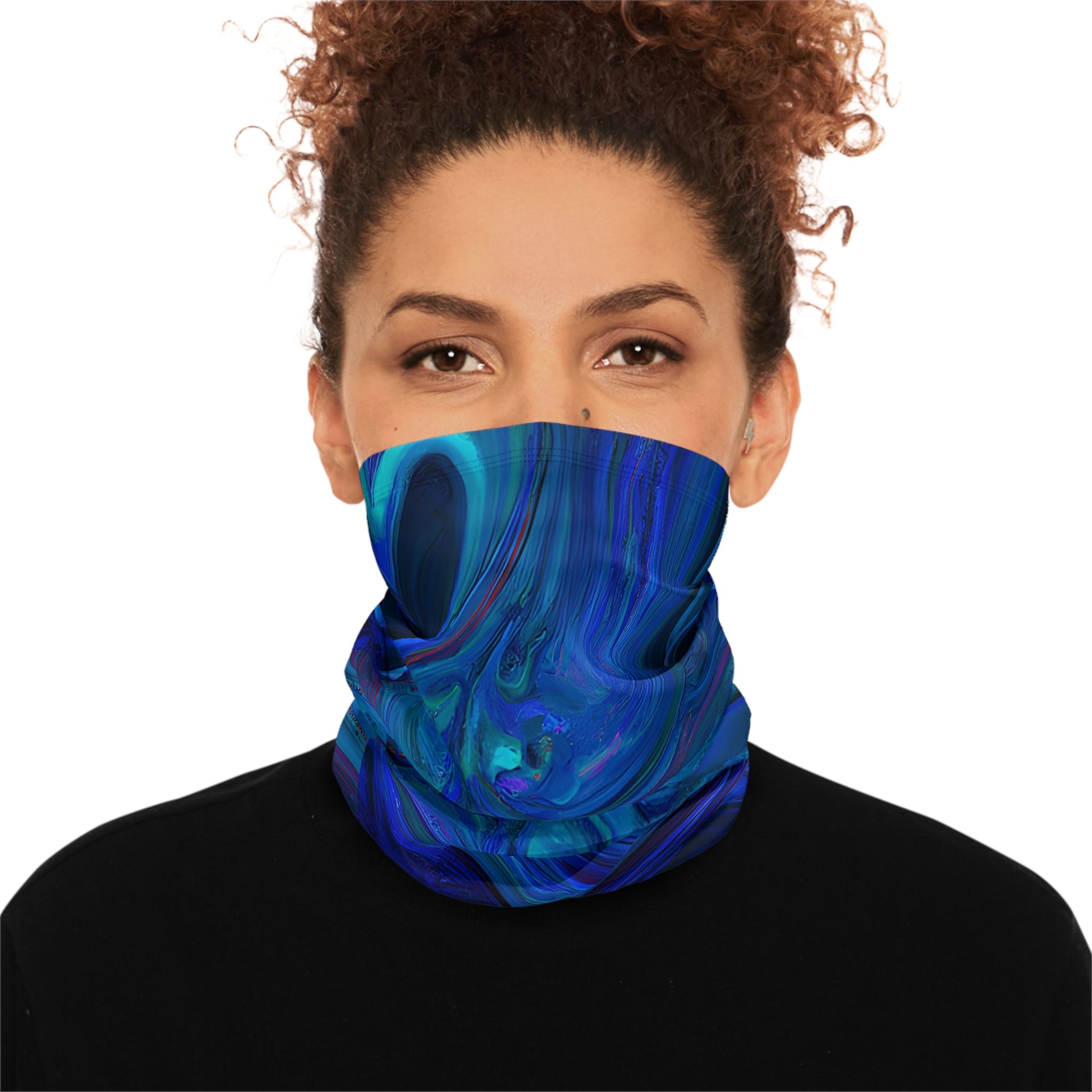 Gaiters - Visceral Blue Chill - Repel Winter Neck Gaiter - Acid Daddy