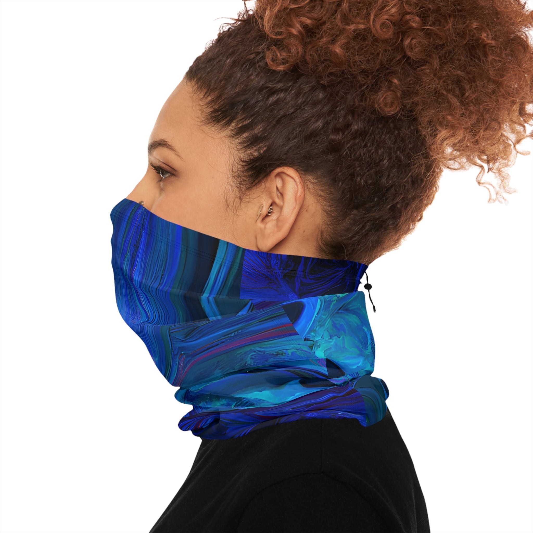 Gaiters - Visceral Blue Chill - Repel Winter Neck Gaiter - Acid Daddy