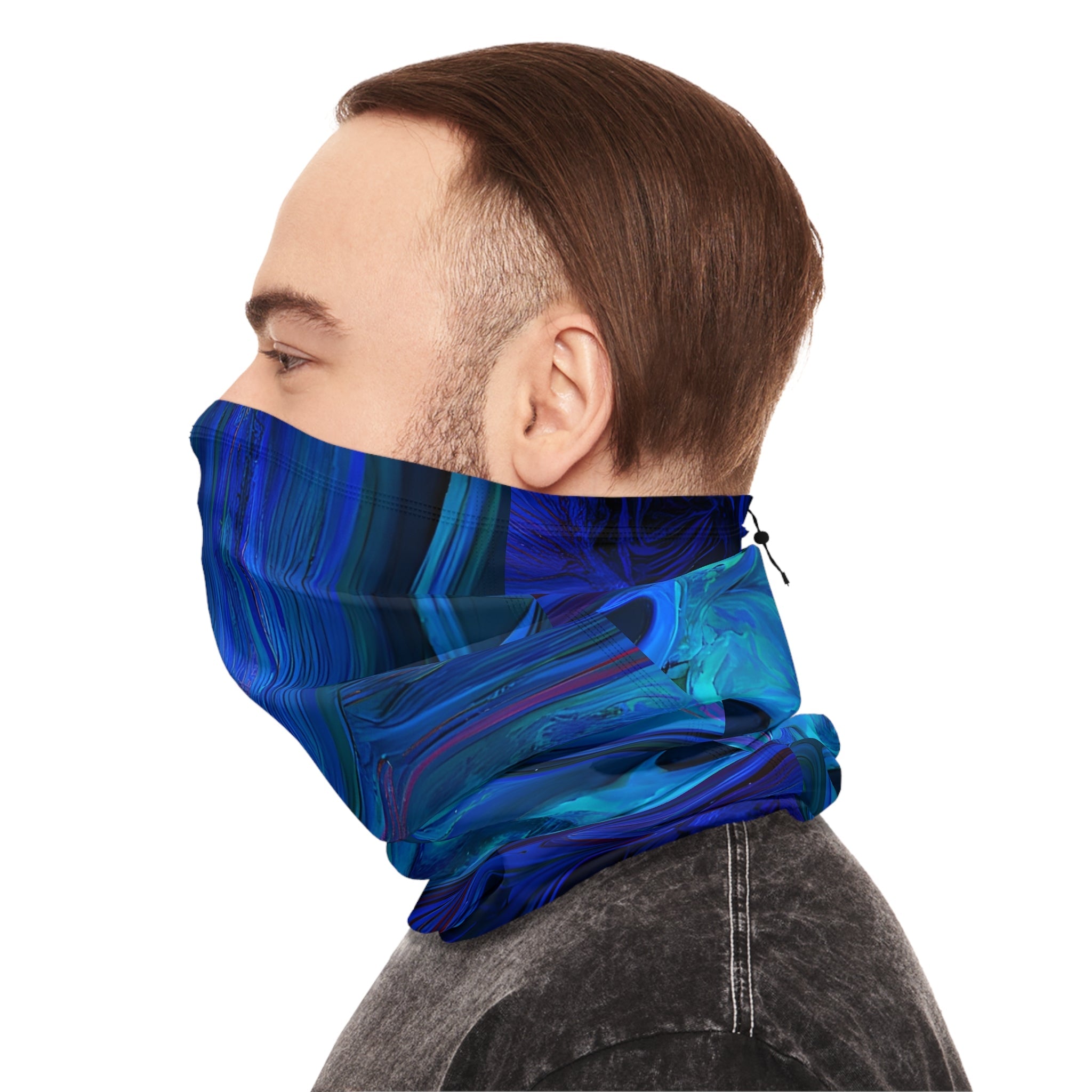 Gaiters - Visceral Blue Chill - Repel Winter Neck Gaiter - Acid Daddy