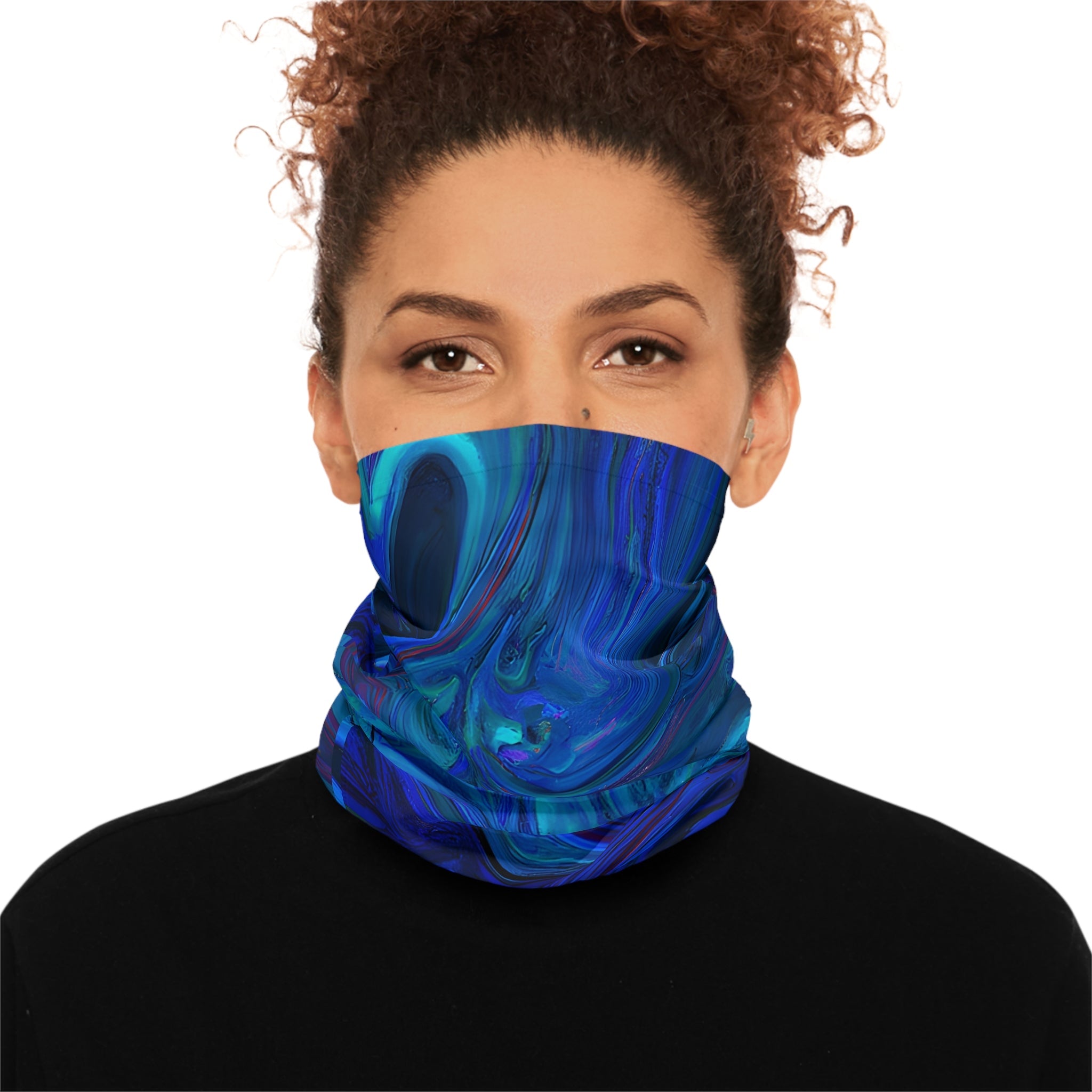 Gaiters - Visceral Blue Midweight Neck Gaiter - Acid Daddy