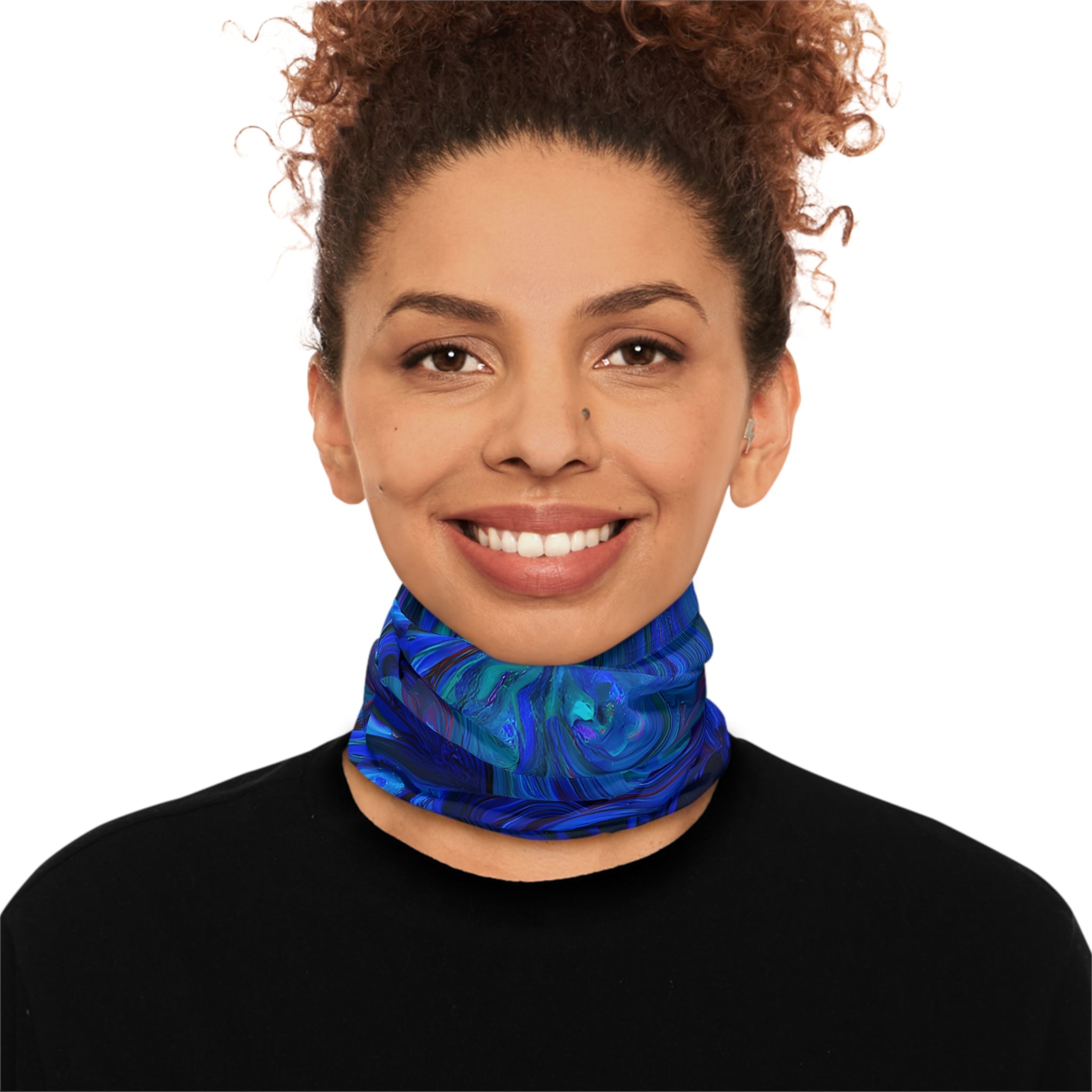 Gaiters - Visceral Blue Midweight Neck Gaiter - Acid Daddy