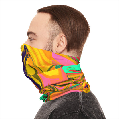 Gaiters - Vivid Golden Vibes Midweight Neck Gaiter - Acid Daddy