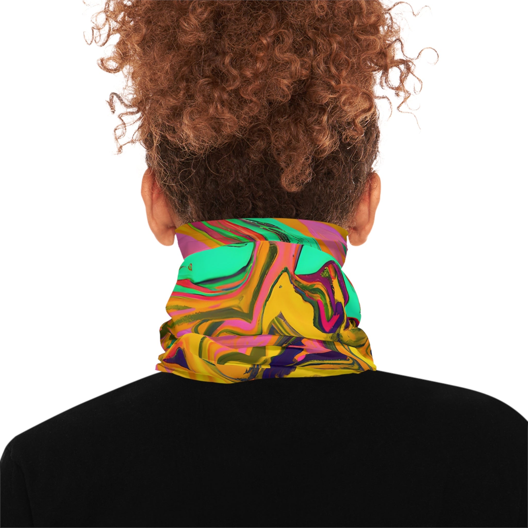 Gaiters - Vivid Golden Vibes Midweight Neck Gaiter - Acid Daddy