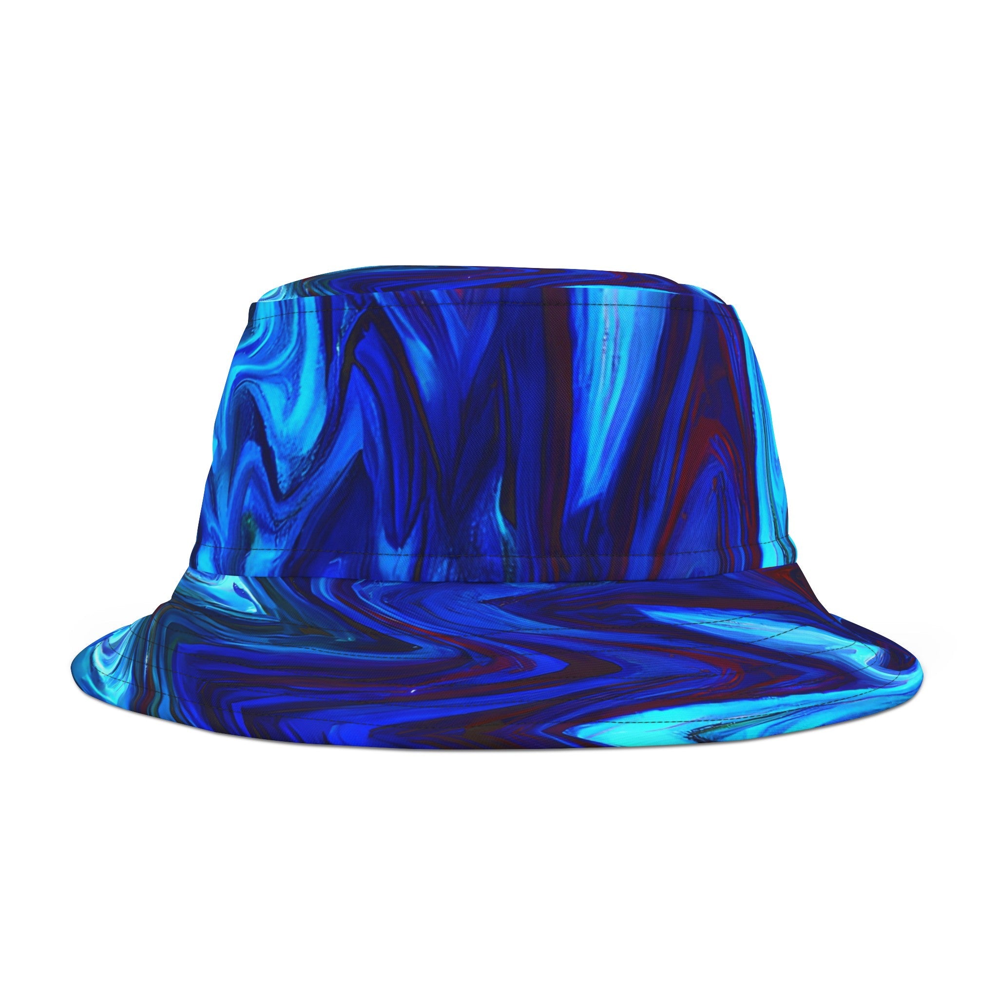 Hats - Vortex Blue Groove Fest Bucket Hat - Acid Daddy