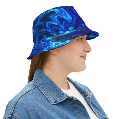 Hats - Vortex Blue Groove Fest Bucket Hat - Acid Daddy