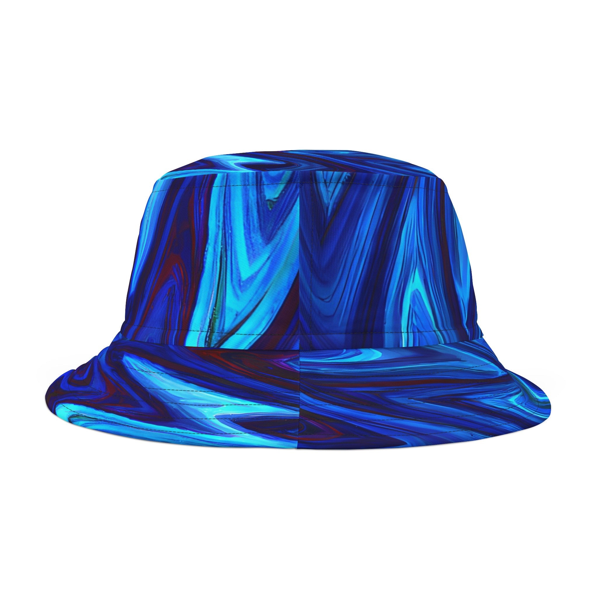 Hats - Vortex Blue Groove Fest Bucket Hat - Acid Daddy