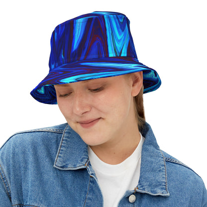 Hats - Vortex Blue Groove Fest Bucket Hat - Acid Daddy