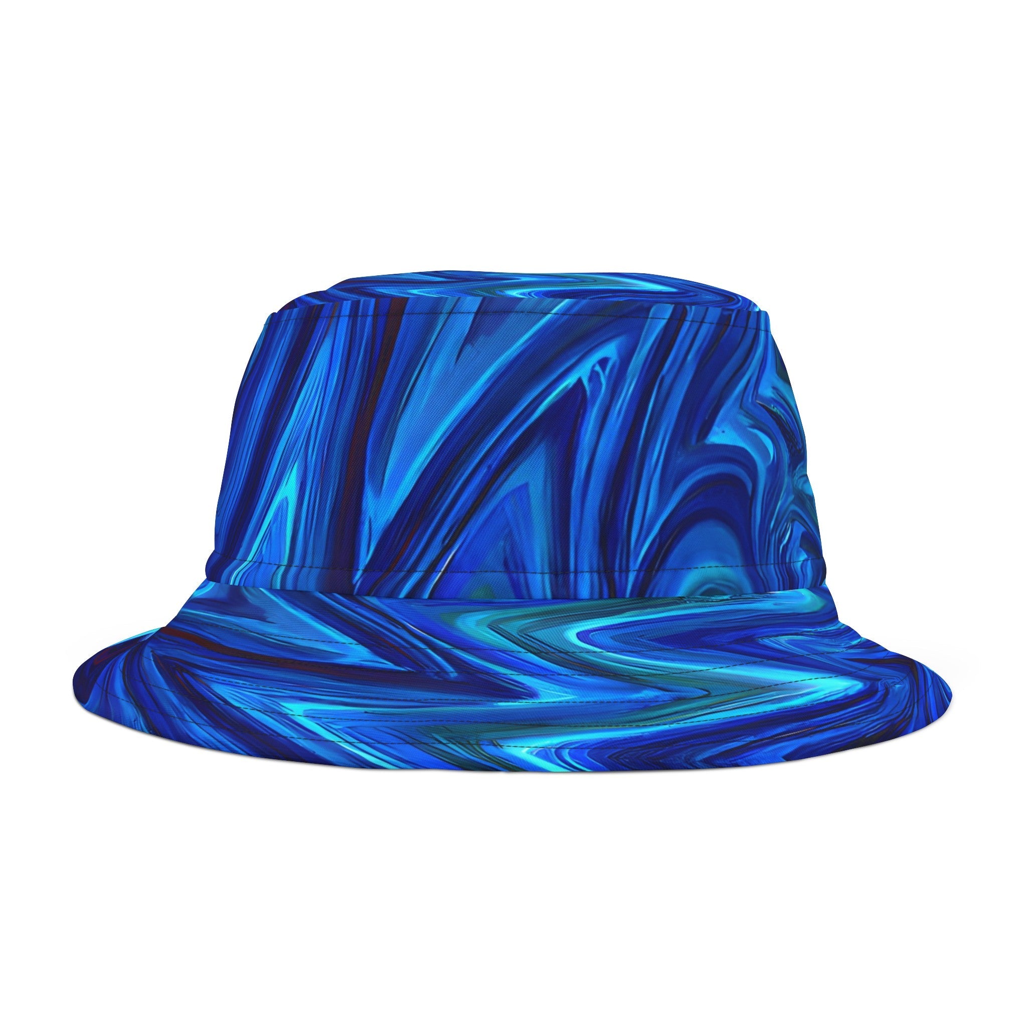 Hats - Vortex Blue Groove Fest Bucket Hat - Acid Daddy