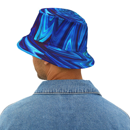 Hats - Vortex Blue Groove Fest Bucket Hat - Acid Daddy