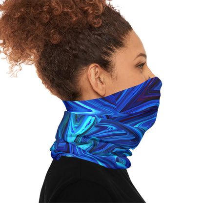 Gaiters - Vortex Blue Snowboarder Midweight Neck Gaiter - Acid Daddy