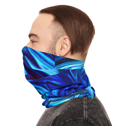 Gaiters - Vortex Blue Snowboarder Midweight Neck Gaiter - Acid Daddy