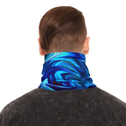 Gaiters - Vortex Blue Snowboarder Midweight Neck Gaiter - Acid Daddy