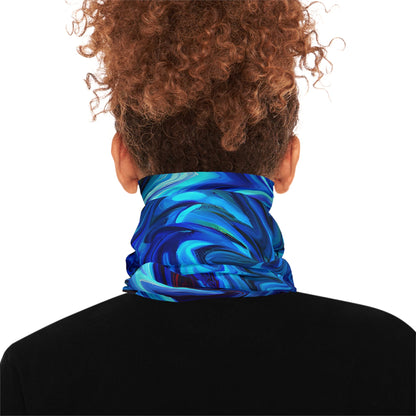 Gaiters - Vortex Blue Snowboarder Midweight Neck Gaiter - Acid Daddy