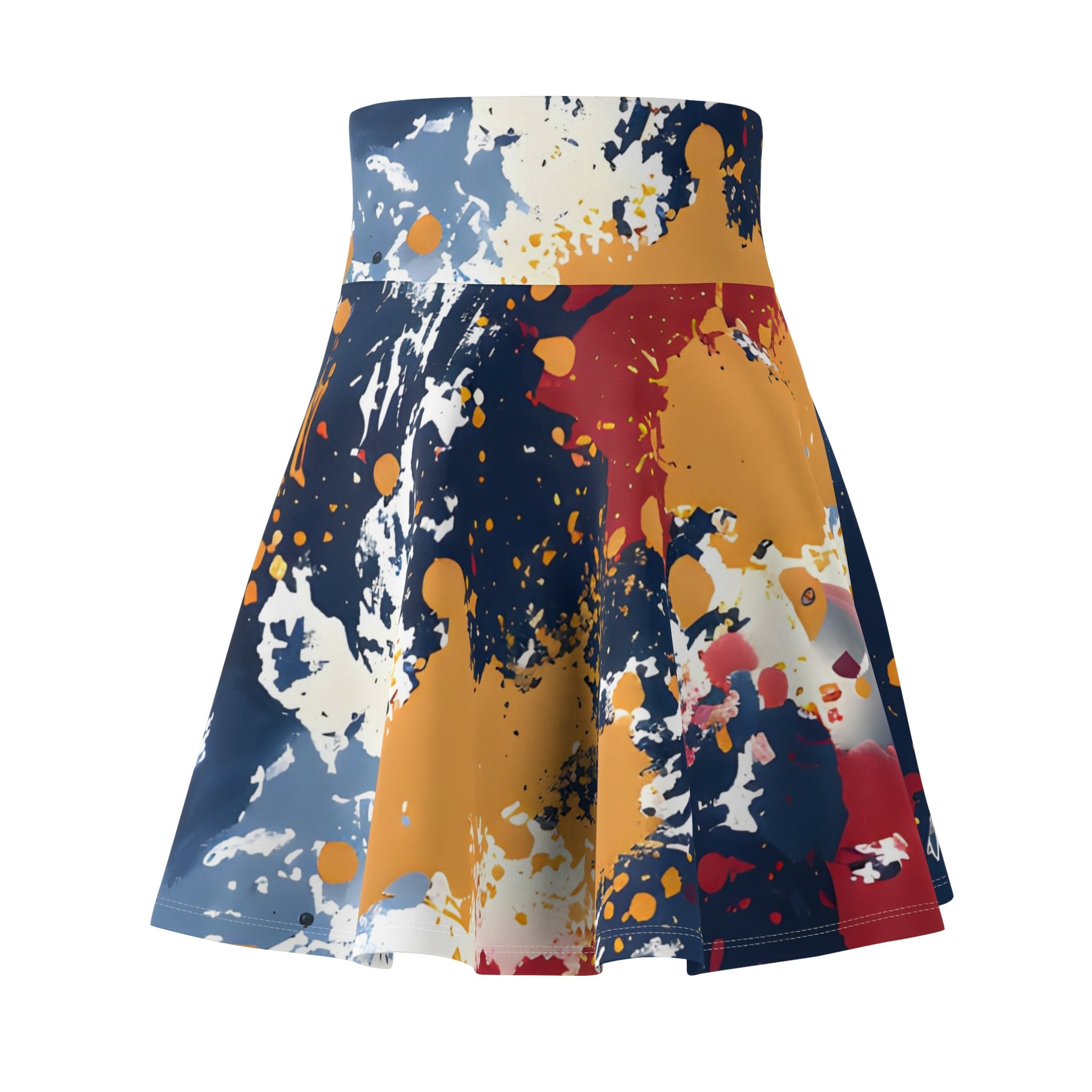 Skater Skirt - Women's Crimson Golds Splash Skater Skirt - Acid Daddy