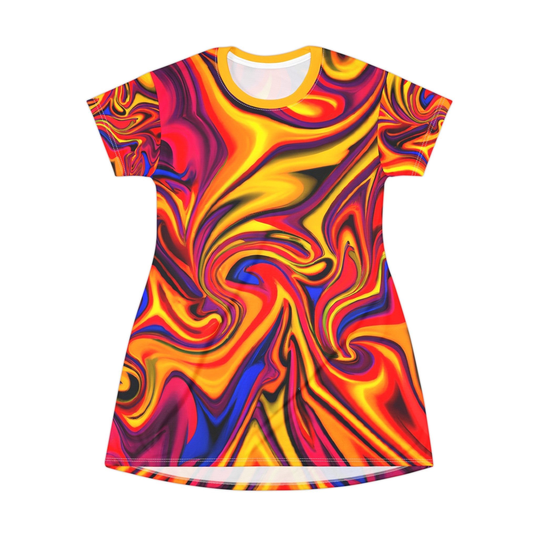 Festival Dresses - Fruity Fun Banter T - Shirt Dress - Acid Daddy