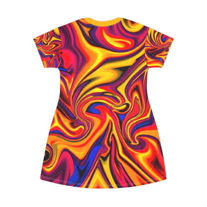 Festival Dresses - Fruity Fun Banter T - Shirt Dress - Acid Daddy