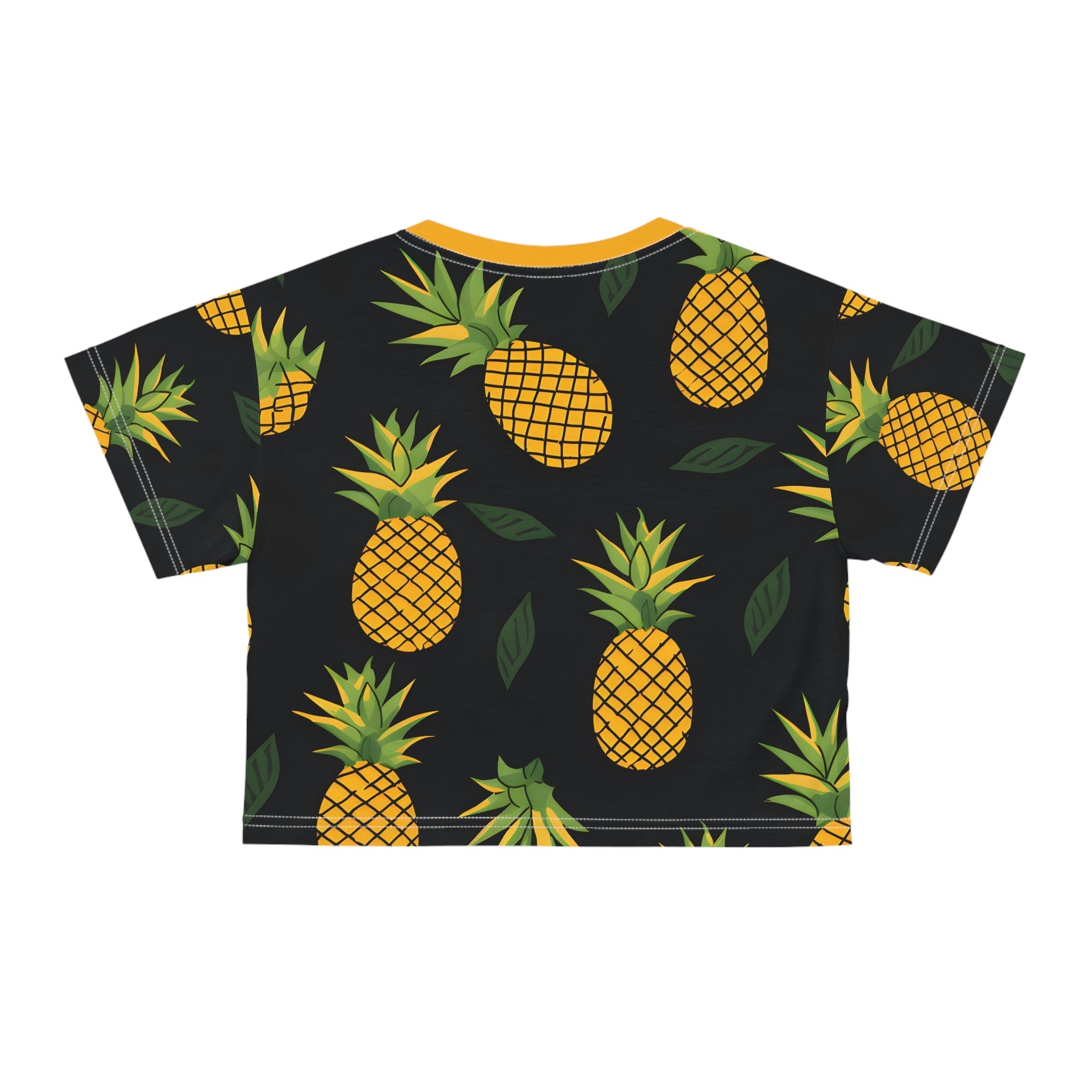 Crop Top Tees - Women's Pineapple Love - In Crop Top Tee - Acid Daddy