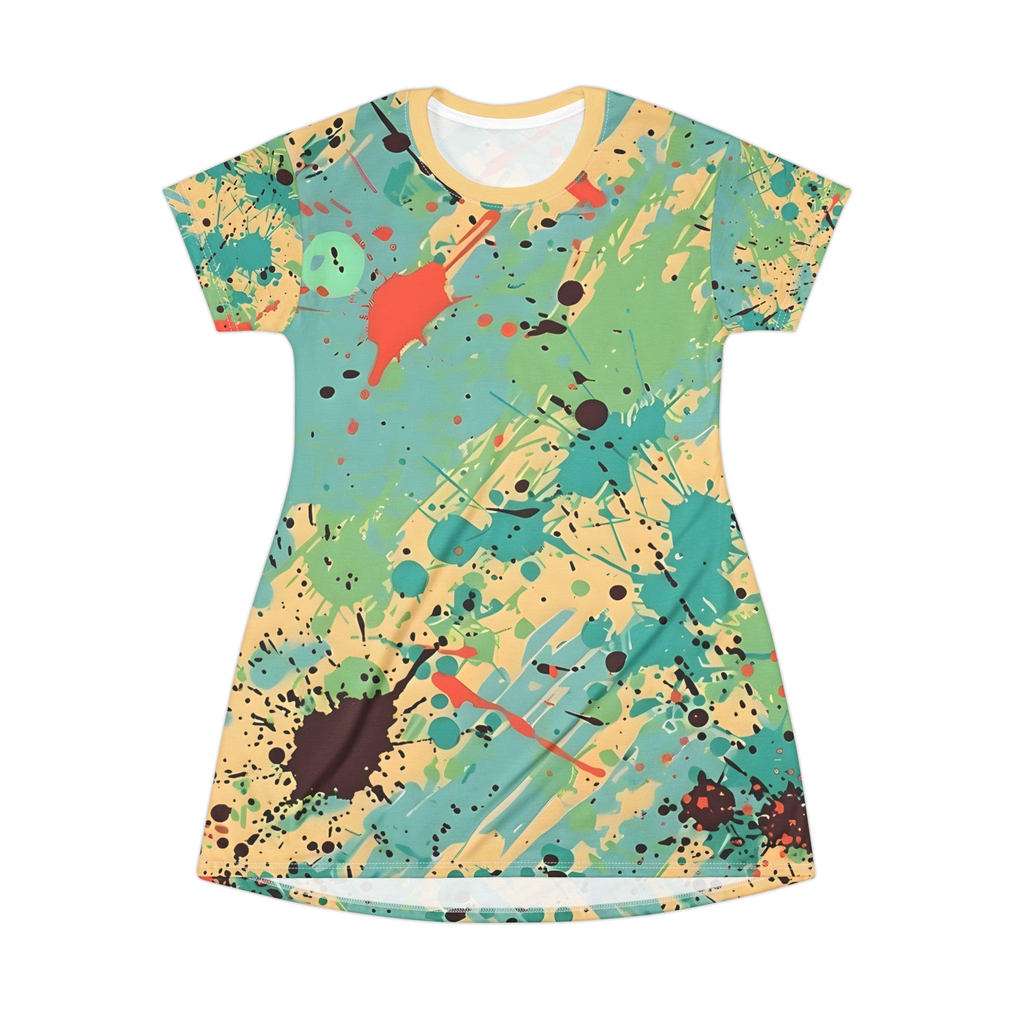 Festival Dresses - Sea Sand Splash T - Shirt Dress - Acid Daddy